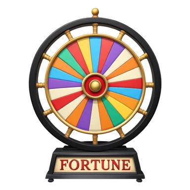Wheel of Fotune tv show sticker