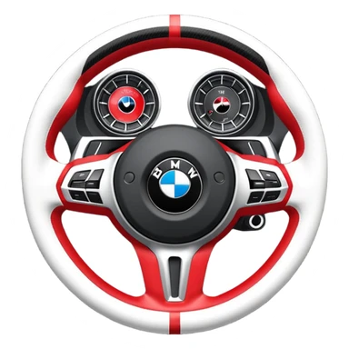 BMW m performance stereo wheel  sticker