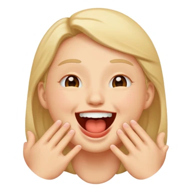 awkward laugh sticker