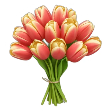 Bouquet o tulips sticker