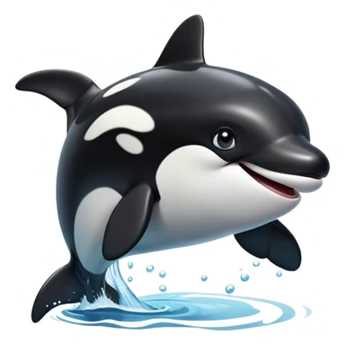 cinematic-comical-orca-portrait-emoji,-head-tilted-dramatically-with-an-exaggeratedly-shocked-expression,-featuring-a-sleek-black-and-white-body-with-wide,-comically-expressive-eyes-full-of-playful-disbelief-and-animated-flippers,-simple sticker