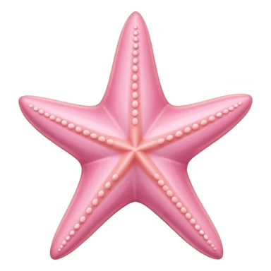 Pink pastel starfish  sticker