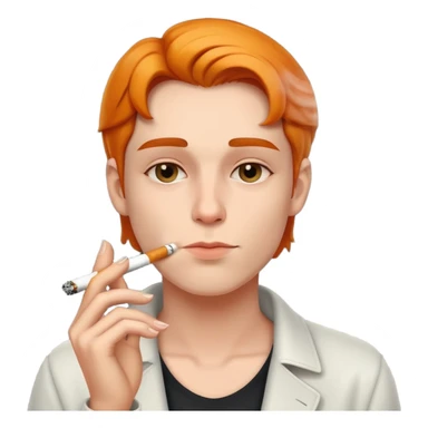 personne qui fume  sticker