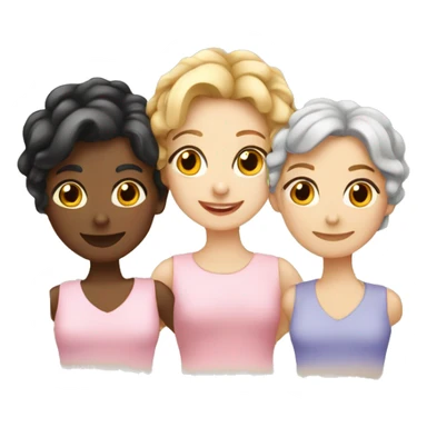 Tre amiche incinta sticker
