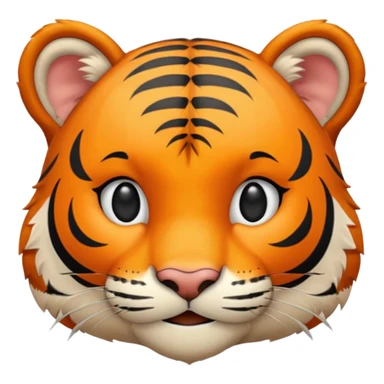 Tête de tigre qui sourit sticker