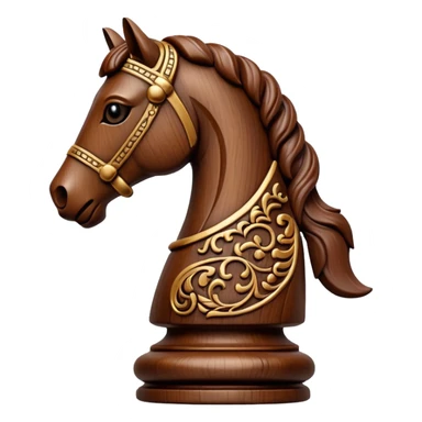 Trojan horse chess piece sticker