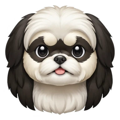 Black and white shih tzu

 sticker