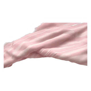 Cute snug blanket light pink with stripes sticker