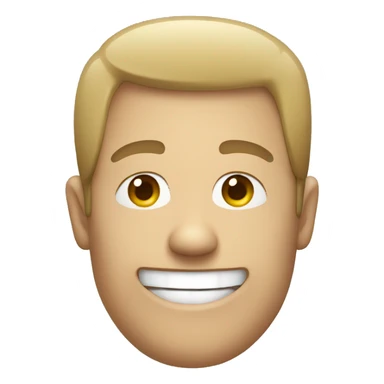 a man in a toilet smiling sticker