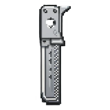 Box cutter knife with extended blade, utility cutting tool sticker