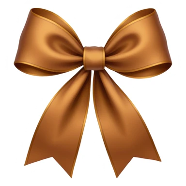 🎀 mude a cor do laço para marrom  sticker