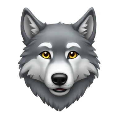 Wolf dit sticker