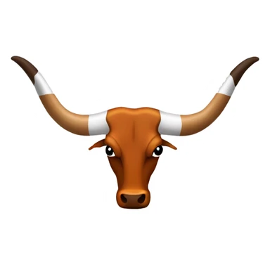 texas longhorn logo turned upside down sticker