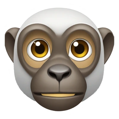 macaquinho mão nos olhos sticker