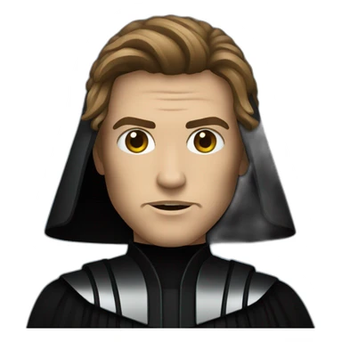 dark vador with anakin sticker