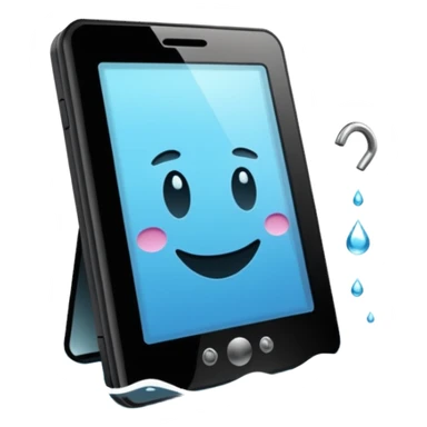 E reader caduto in acqua  sticker