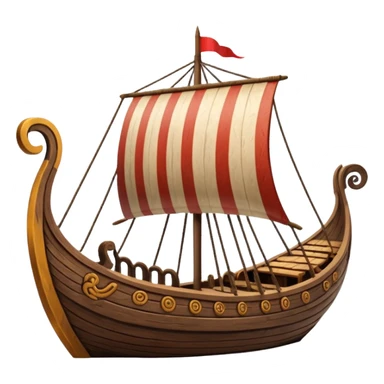 Viking Longship sticker