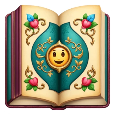 Fairytale book open sticker