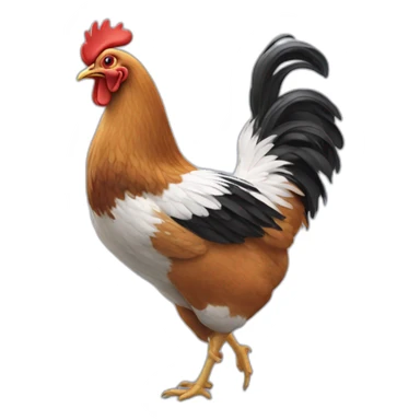 Une poule qui dance sticker