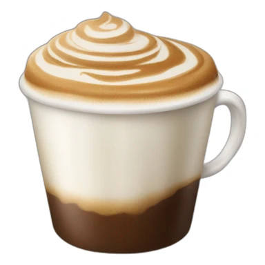 coffee with more cream than coffee sticker