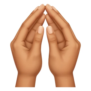 two hands forming an triangle sticker