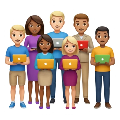 daily standup meeting online sticker