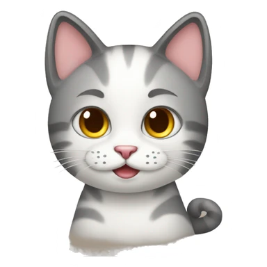 a busy cat sticker