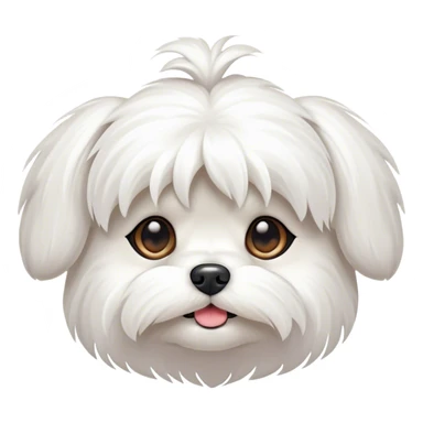 Maltese dog sticker