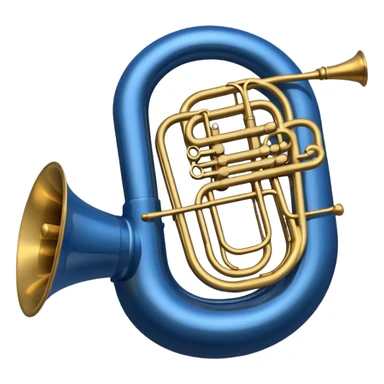tuba redonda azul escura como a de how i meet your mother  sticker