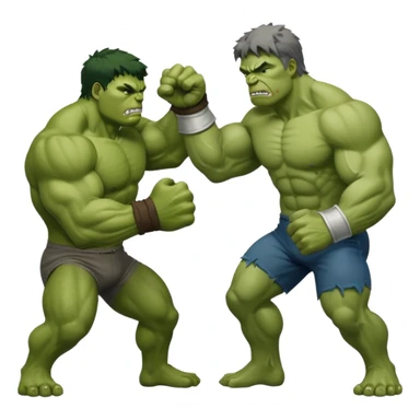 Hulk punching a cat sticker