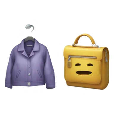 clothes in a medicine cabinet in a handbag, sticker