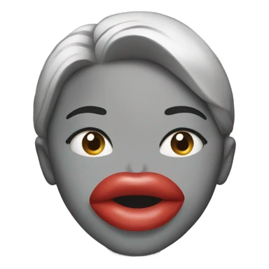 Big kiss from medium tone female  sticker