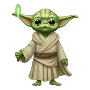 Yoda avec un tutu sticker