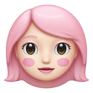 Netflix aesthetic "N" in pastel pink sticker