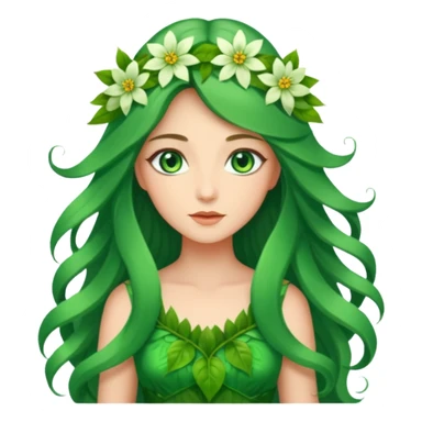Spring mother nature sticker
