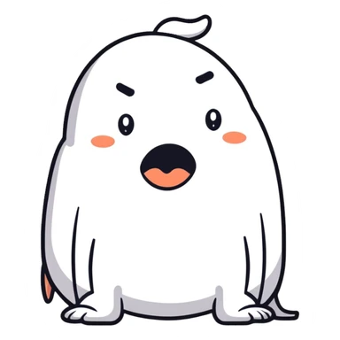 a person with droopy eyes, yawning, and slumped posture, looking super tired sticker