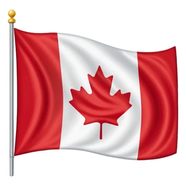 Flag of Canada but with gravity sticker