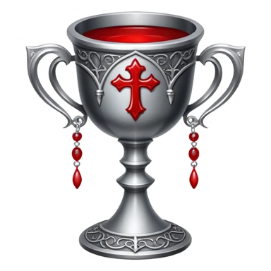 gothic chalice with blood sticker