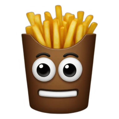 turd frenchfries sticker