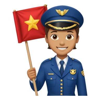 banner carrier from the Parade Marchers sticker