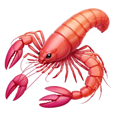 Sugar shrimp sticker