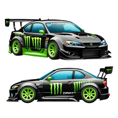 Monster Energy's drift liverys sticker