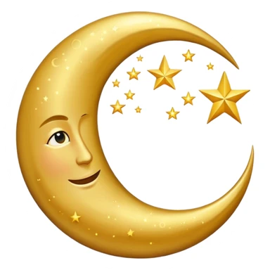 Croissant de lune musulman sticker