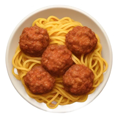 spaghetti with meatballs sticker