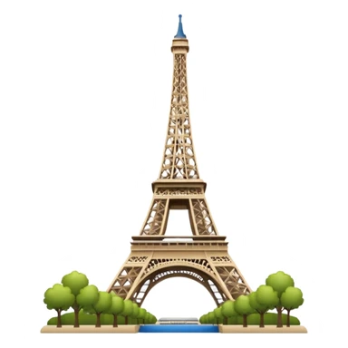 creer un emoji représentant la tour eiffel francais à paris sticker