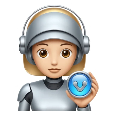 Create for me an image or emoji when an AI comes & changes the world of search engines. sticker