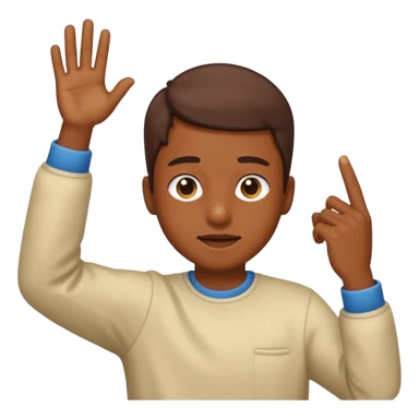 dabbing person  sticker