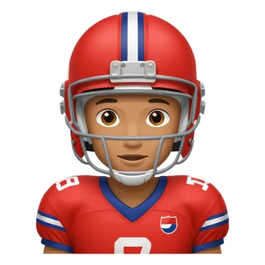 a football player in a match sticker