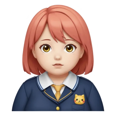 fat kasane teto from vocaloid OBESE sticker