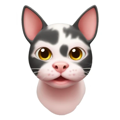 Piggy cat sticker